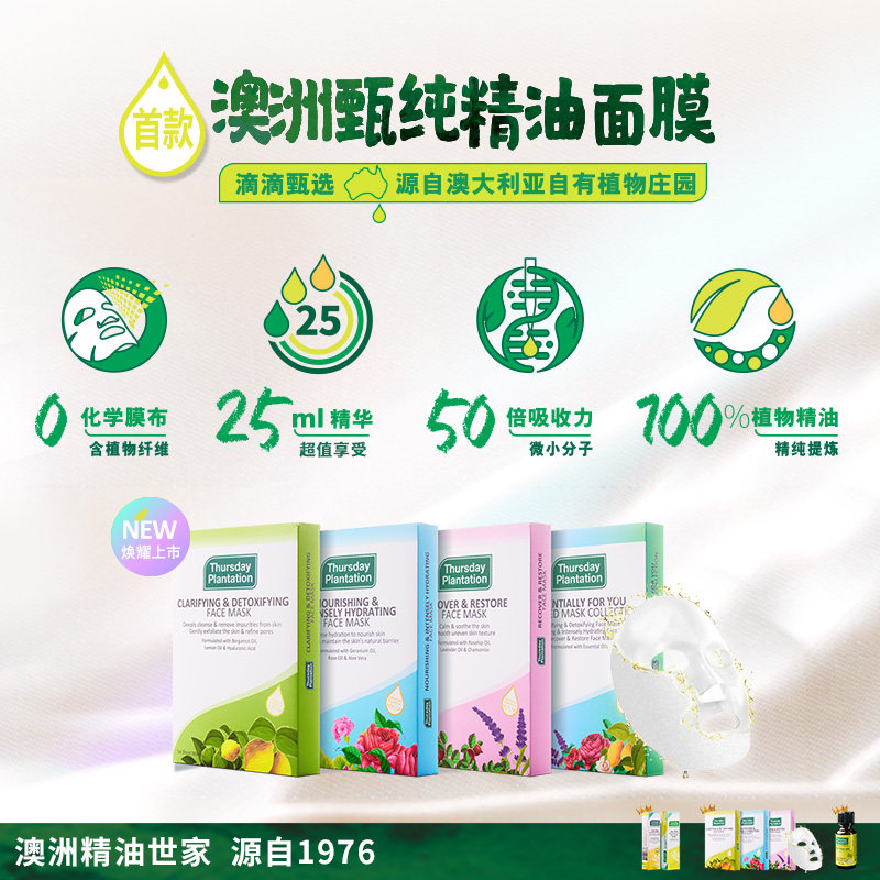  ThursdayPlantation海外面部护理套装