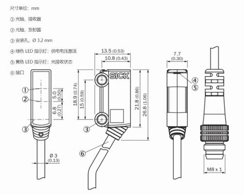 德国施克SICK西克光电开关GL2S-E1311 N1311 F5311 P1311 F1311 - 图2