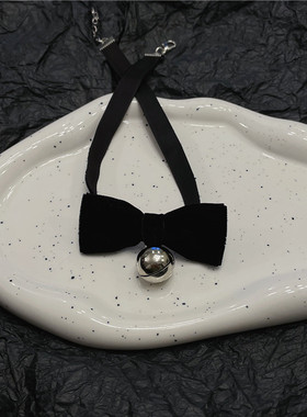 女蝴蝶结夏季锁骨链项链