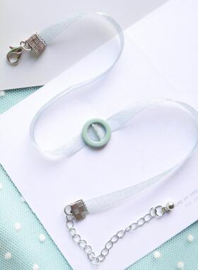 choker森系少女风爱心项圈锁骨链