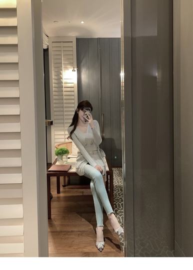 牛仔裤女夏季薄款2025年新款高腰显瘦铅笔裤浅色紧身修身小脚裤子