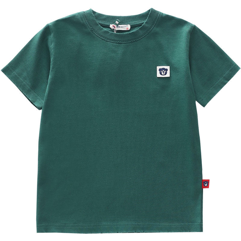 男童磨破短袖T恤2025夏季儿童纯棉半袖t纯色上衣中大童百搭套头衫,淘宝优惠券,粉丝福利购,淘宝优惠卷