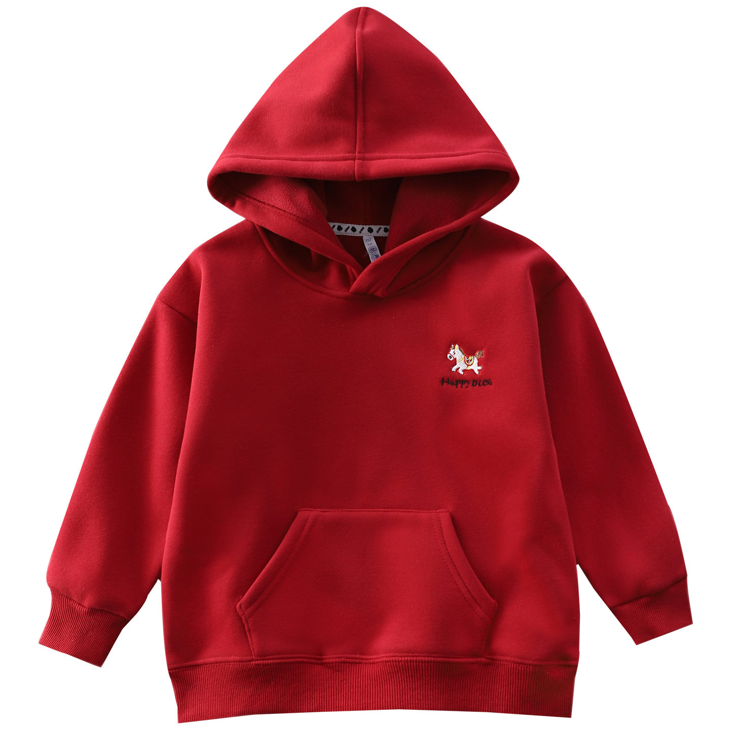 新年装男童加绒卫衣2026马年儿童一体绒保暖上衣中大童加厚拜年服,淘宝优惠券,粉丝福利购,淘宝优惠卷