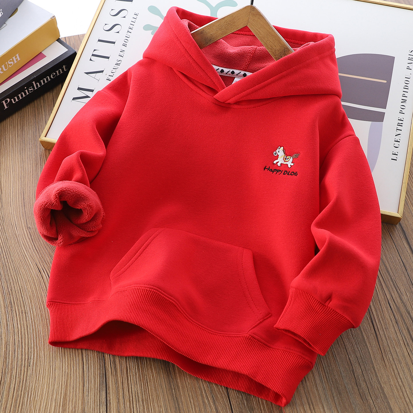 新年装男童加绒卫衣2026马年儿童一体绒保暖上衣中大童加厚拜年服,淘宝优惠券,粉丝福利购,淘宝优惠卷