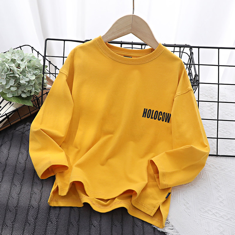 男童春季圆领打底衫2026新款中大童纯棉套头上衣儿童宽松长袖T恤t,淘宝优惠券,粉丝福利购,淘宝优惠卷