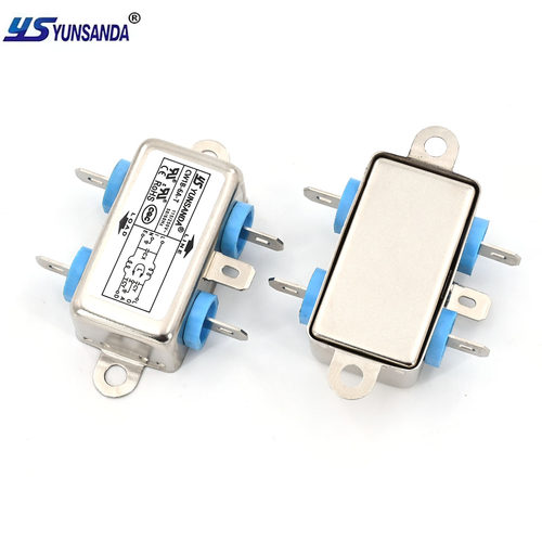 YS YUNSANDA电源滤波器220vCW1B-10A-L交流单极双极净化器3A6A10A - 图0