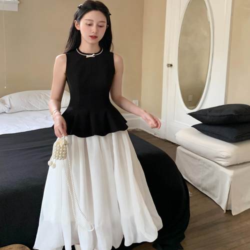 【清仓福利 限时7折】桃可了◆ afuili兜兜裙裤花尾半身裙 - 图0