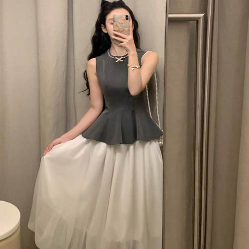 【清仓福利 限时7折】桃可了◆ afuili兜兜裙裤花尾半身裙 - 图1