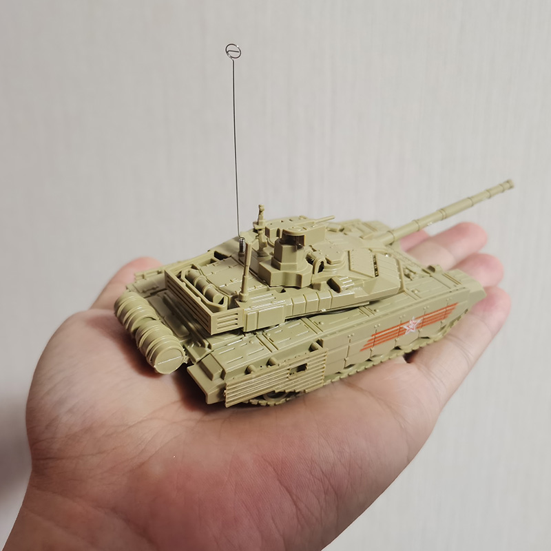 1/72俄罗斯T-90MS主战坦克正版4D拼装模型T-14阿玛塔坦克塑料玩具