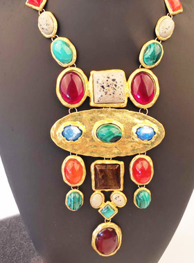 巴洛克风几何宝石复古宫廷风