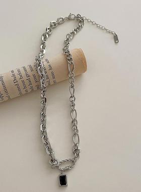 钛钢锁骨链ins冷淡风项链