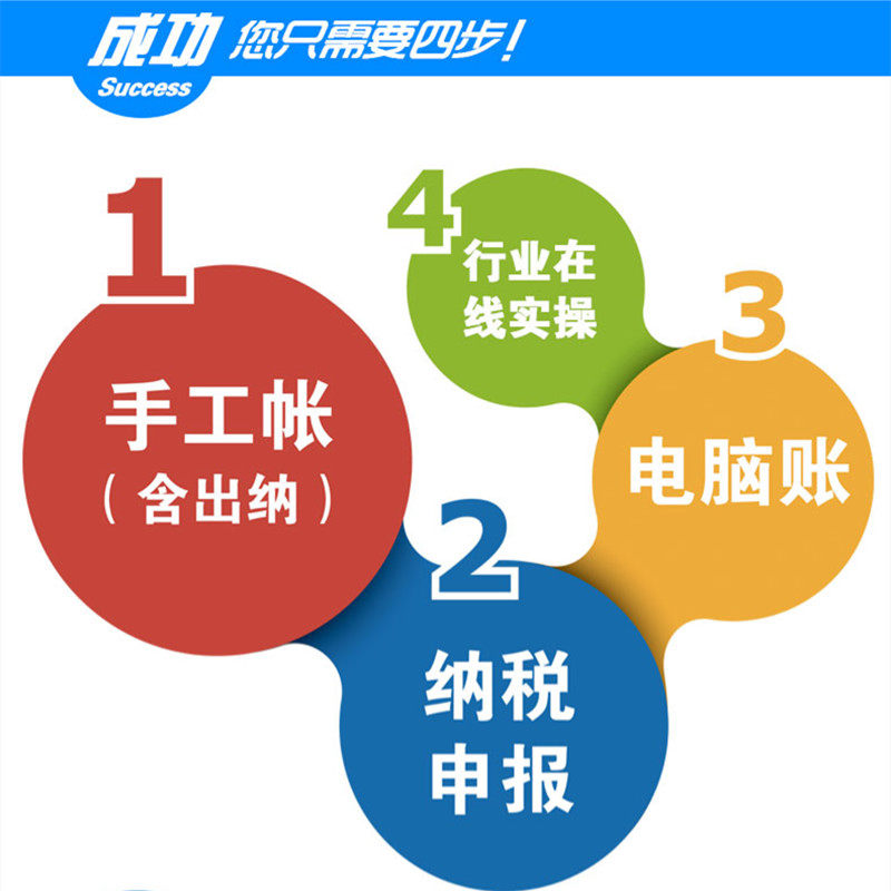 高新技术开发行业真账实操教程会计实务做账纳税申报课程实训全盘