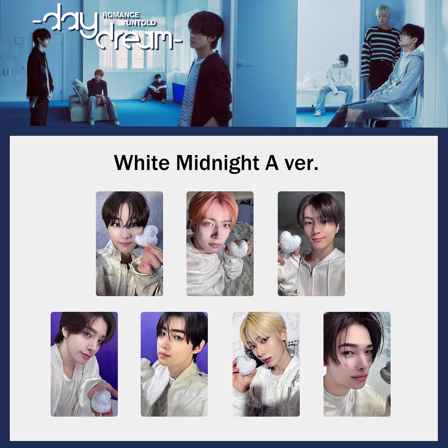 E团符正规2 ROMANCE UNTOLD -DAYDREAM-后续专卡小卡蓝白版日版 - 图1