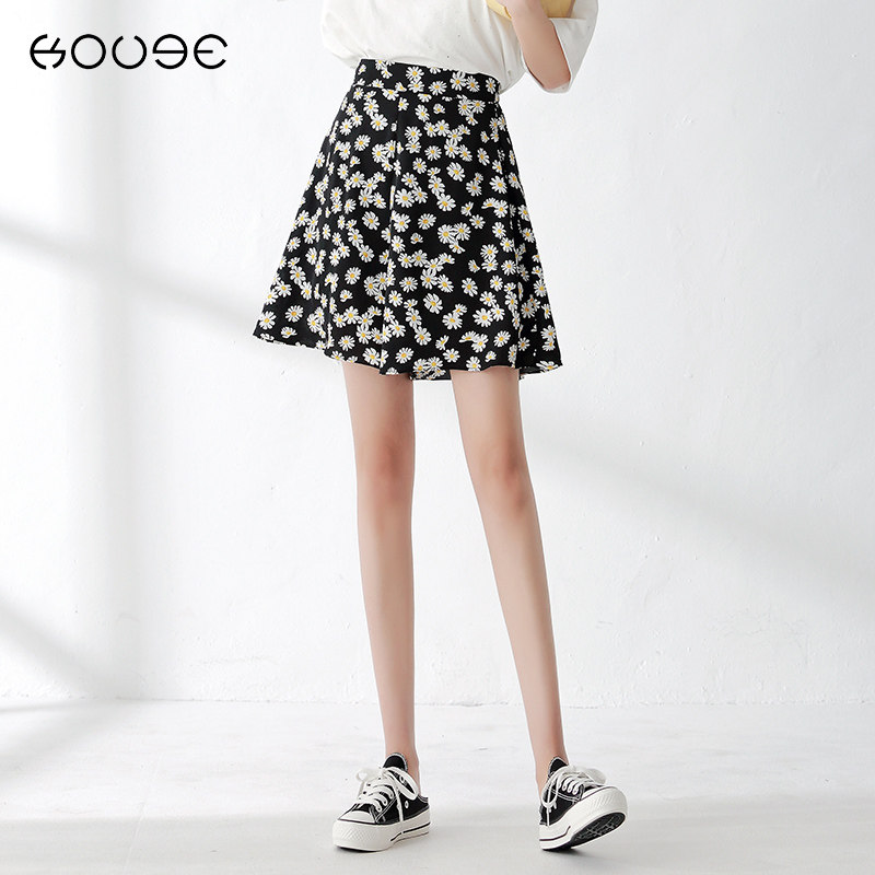 小雏菊五分裤夏季新款休闲碎花短裤 蔻戈休闲裤