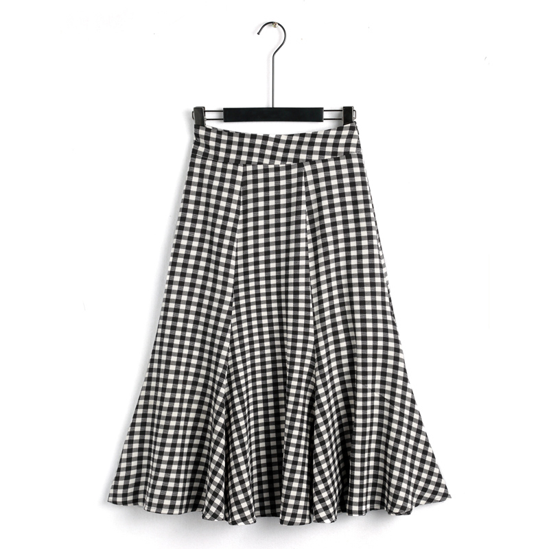 荷叶边鱼尾高腰中长款适合bm半身裙 蔻戈半身裙