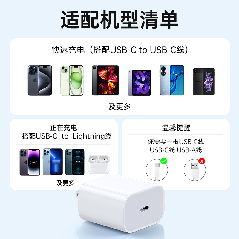 适用古尚古苹果15ProMax充电线iPhone15Pro数据线usbc双头typec电脑macbook平板ipadair充电器线pd20w快充gu - 图3