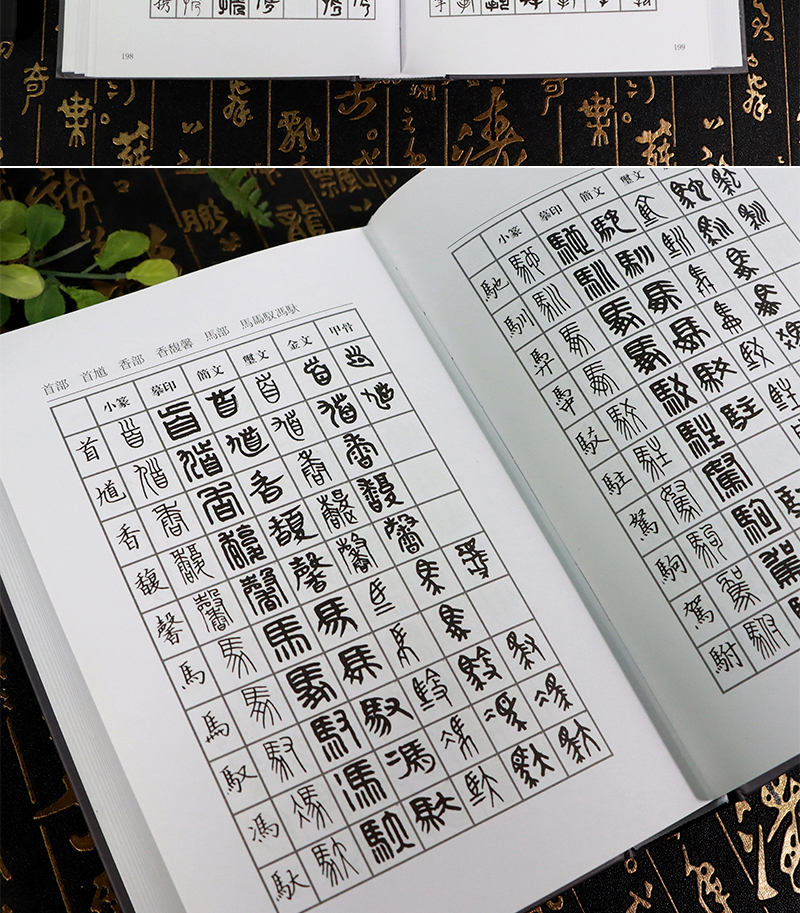 篆刻常用反字字典+篆刻常用字典正反2册小篆简文玺文金文甲骨文对照中国篆刻大字典篆刻入门常备工具书正版教材西泠印社出版社-图2