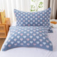 Pure Cotten Pillowcase Пара из четырех сезонов студентка для взрослых пары для шарф-шарф по всему поглощению марлевого хлопка плюс толстая наволочка