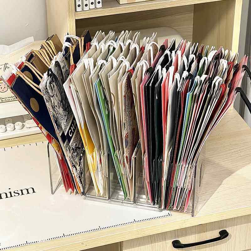 纸袋收纳神器奶茶袋收集垃圾桶主机柜置物架放包装袋奶茶袋收纳盒,淘宝优惠券,粉丝福利购,淘宝优惠卷