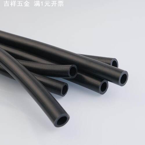 黑色硅胶管橡胶管耐高温水管弹力软管抗老化绝缘胶管 - 图2