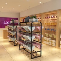 Hanging underwear Underpants Show shelves Double-sided Hanging Pyjamas Display Rack Bra Socks Multifunction Mobile Clothing Shop