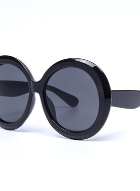 护目圆形欧美女太阳镜