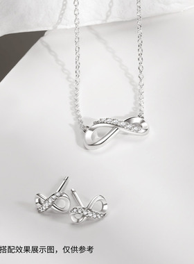 潘多拉轻奢甜美项链闪亮永恒符号