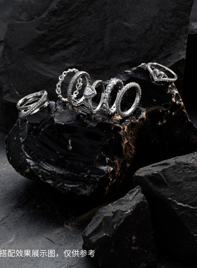 潘多拉小众设计戒指心意交织女