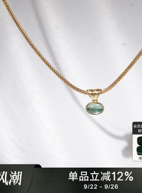 挪威无森林复古水滴春夏款锁骨链