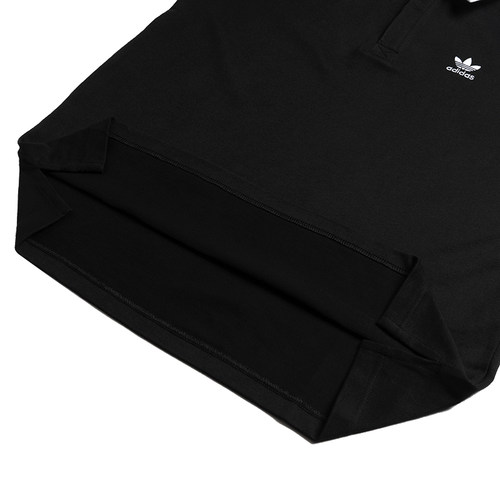 adidas阿迪达斯三叶草男子运动休闲长袖纯棉黑色套头POLO衫IZ4806 - 图2