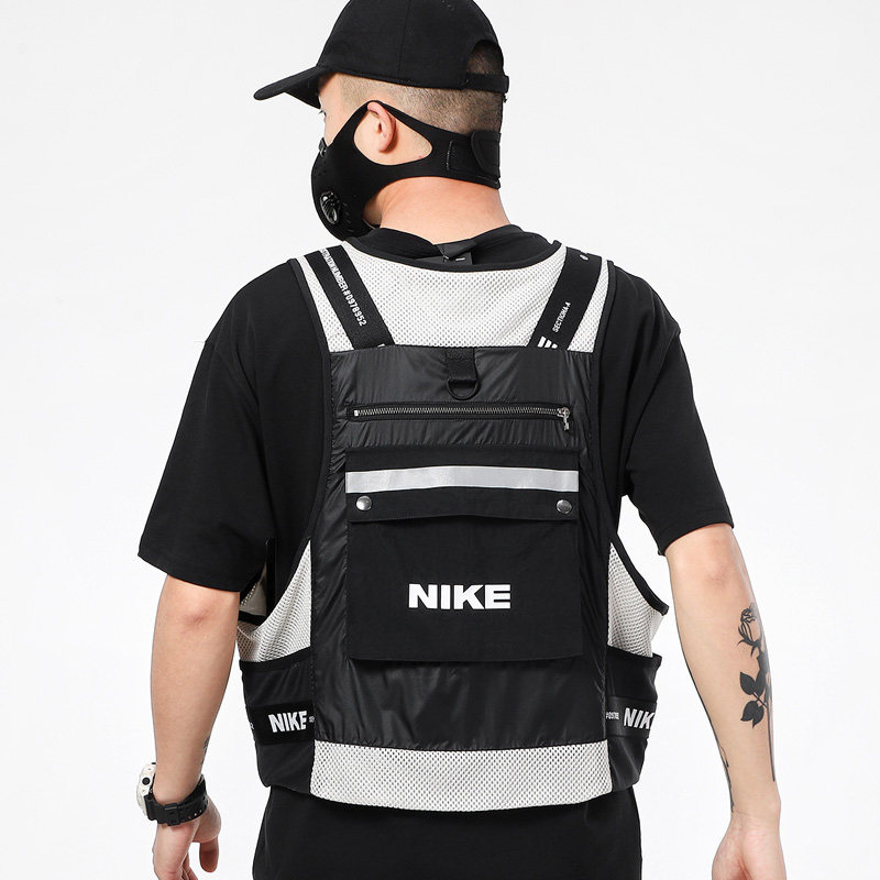 Nike耐克马甲男装21新款运动休闲工装机能背心夹克外套潮da0500