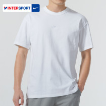 NIKE Nike Short Sleeve Mens Clothing 2023 Winter New Sportswear Running Training Breathable Casual Half Sleeve DO7393