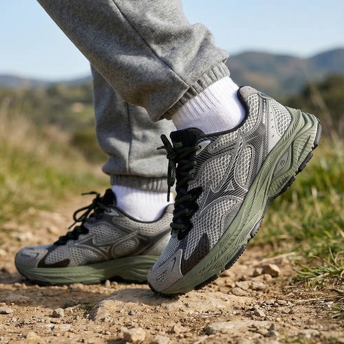 MIZUNO美津浓男鞋女鞋绿野仙踪运动鞋缓震RACER S跑步鞋 D1GH2235 - 图1