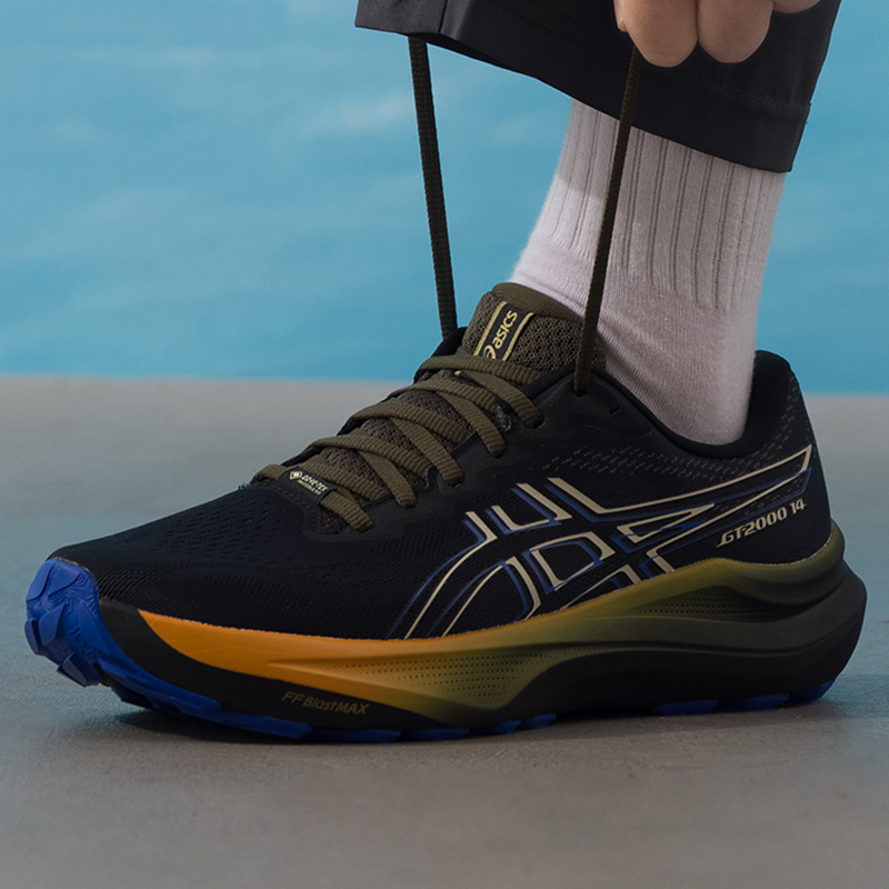 ASICS亚瑟士男鞋GT-2000 14 GTX防水稳定支撑越野跑步鞋1011C058 - 图0