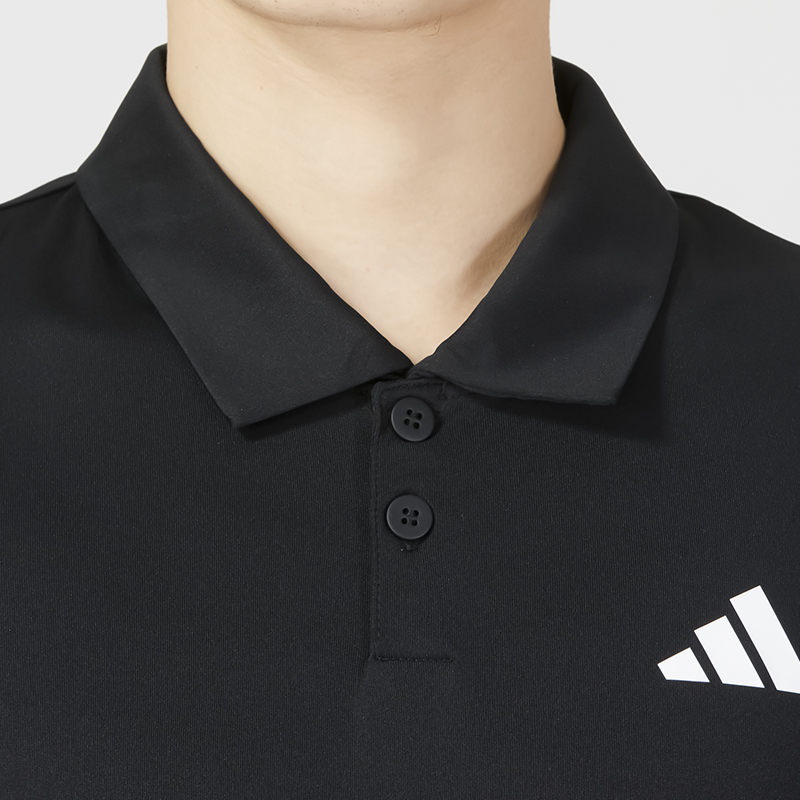 Adidas阿迪达斯短袖T恤男2024夏季新款半截袖运动服POLO衫-图1