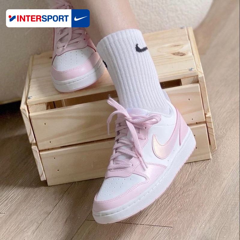 情人节礼物耐克官方板鞋女鞋2025春季新款运动鞋粉色COURT休闲鞋