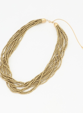 自由区日杂同款时尚精美豆豆束项链女ONWARD