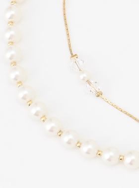 ANY SIS温柔清新甜美气质珠宝珍珠风格双链项链女ONWARD