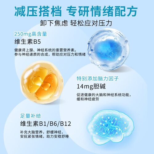 Thorne悦恩多种抗压活性维生素b族b12烟酰胺甲钴胺复合片胶囊b107 - 图1