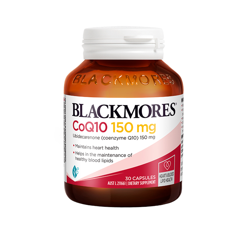 BLACKMORES澳佳宝辅酶素q10软胶囊150mg30粒还原年轻态澳洲心肌