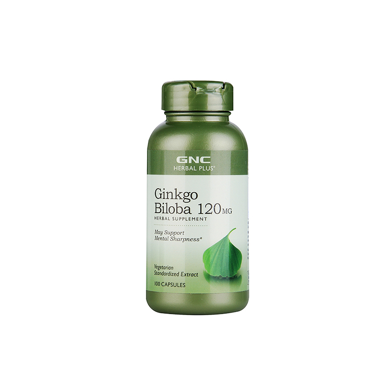 阿里健康大药房海外店【阿里健康】GNC健安喜美国银杏精华胶囊120mg*100粒改善记忆1