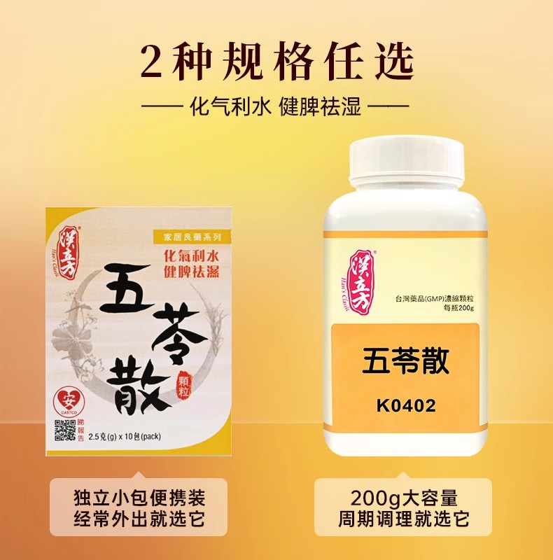 汉立方五苓散健脾祛湿中成药同仁堂调理脾胃利尿去水肿祛湿气肢体
