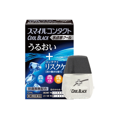 日本进口狮王隐形眼镜专用眼药水7度冰爽12ml缓解眼疲劳排异物