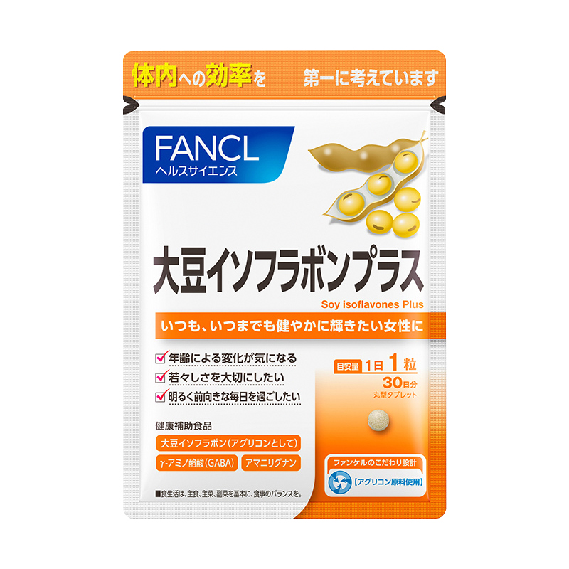 日本FANCL/芳珂大豆异黄酮片更年期营养品调理平衡片30粒/袋 - 图0