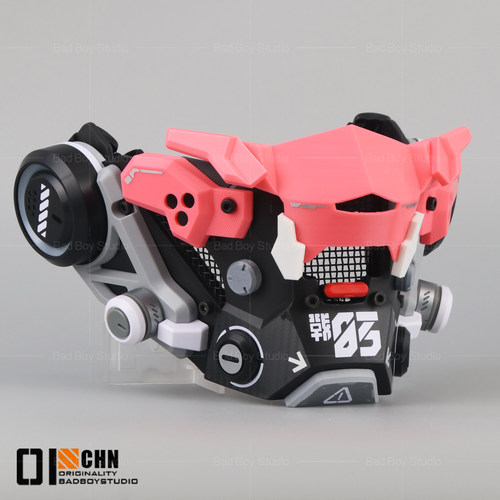 赛博朋克面罩科幻机械机甲机能风半脸防毒面具cos科技感面具道具 - 图2