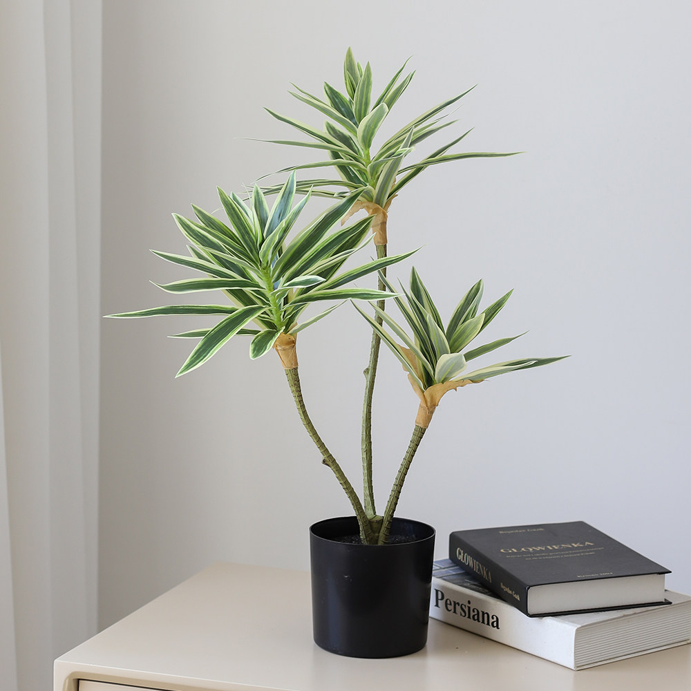 高品质3头百合竹仿真植物盆景仿真花仿真绿植假植物家居桌面摆件,淘宝优惠券,粉丝福利购,淘宝优惠卷