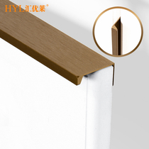 Wifakin Wire Drawing Bronze Ancient Gold Cabinet Door Invisible Pull Hand Light Lavish Overall Cupboard Door Sewn Inside Embedded Concealed Drawer Handle