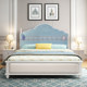 Customized European style bedside cover with irregular quilted fabric