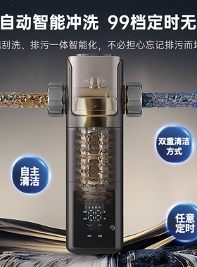 美菱前置过滤器 家用自来水净水器自动反冲洗全屋进户滤水器全铜