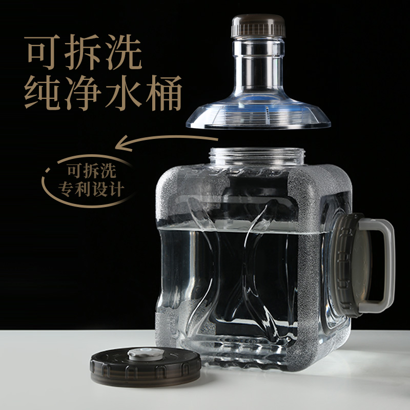 透明矿泉水纯净水饮水机茶吧机茶几功夫茶具塑料家用可拆洗小水桶 - 图0